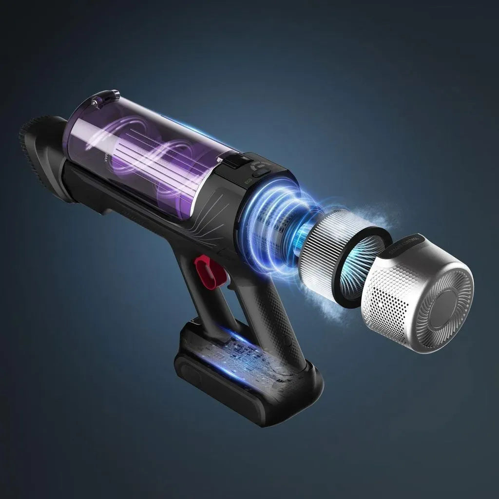 Rowenta X-Force Flex 9.60 – bežični štapni i ručni usisivač, crno-ljubičasti