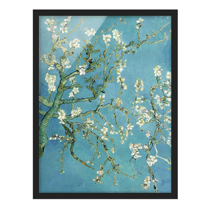 Vincent van Gogh „Bademov cvijet“ – umjetnički print u drvenom okviru, 70 × 100 cm