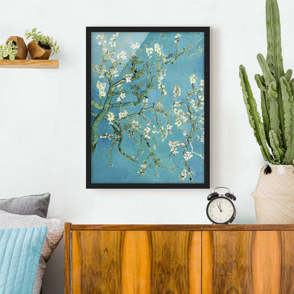 Vincent van Gogh „Bademov cvijet“ – umjetnički print u drvenom okviru, 70 × 100 cm