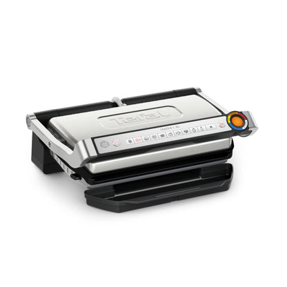 Tefal Optigrill+ XL GC727D10, crni, nehrđajući čelik, metal, pravokutni, tipke, 800 cm², 400 x 200 mm