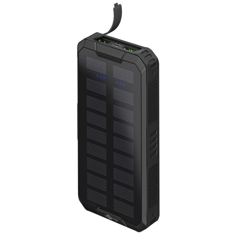Goobay Outdoor Powerbank 20.000 mAh – solarno punjenje, USB-C PD i Quick Charge 3.0