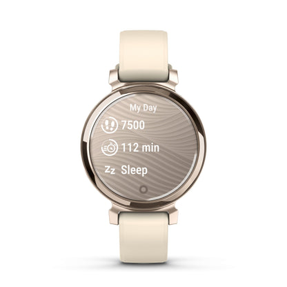 Garmin Lily 2 – pametni sat, krem-zlatna boja s Coconut silikonskom narukvicom