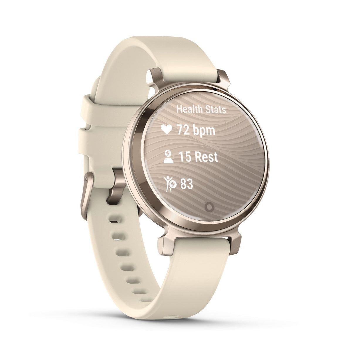 Garmin Lily 2 – pametni sat, krem-zlatna boja s Coconut silikonskom narukvicom