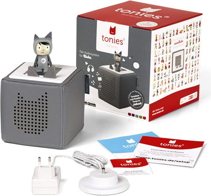 tonies® Toniebox – dječiji audio uređaj sa Kreativ-Tonie figuricom, antracit