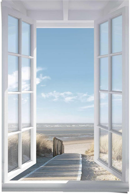 REINDERS „Northsea Window“ – dekorativni poster sa pogledom na Sjeverno more, 91,5 × 61 cm