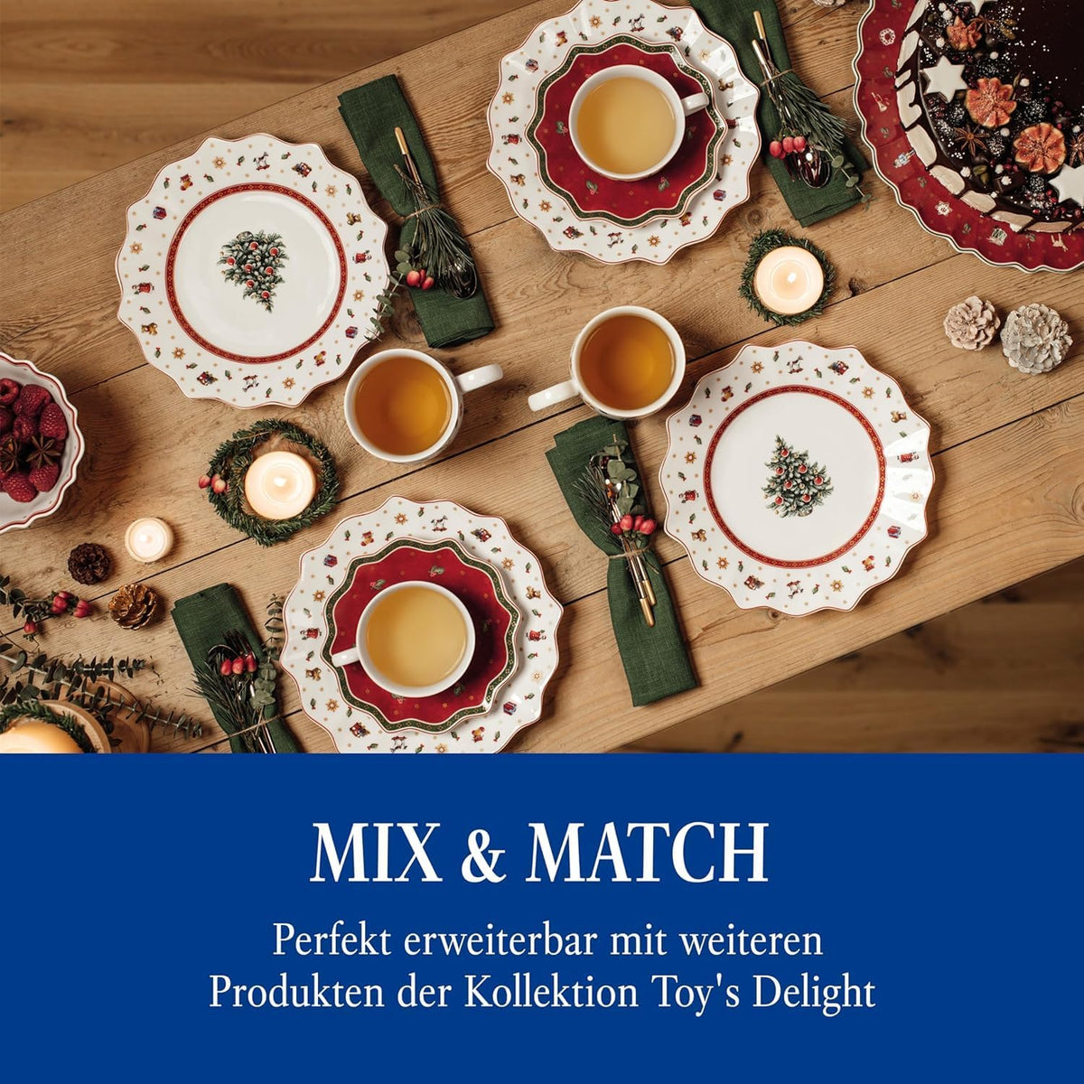 Villeroy & Boch Toy’s Delight Santa – 6-dijelni set posuđa za doručak