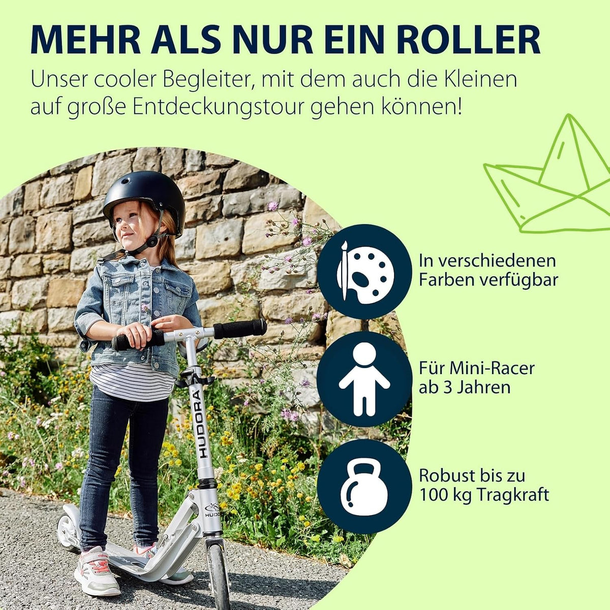 HUDORA BigWheel 205 – sklopivi trotinet sa podesivim upravljačem