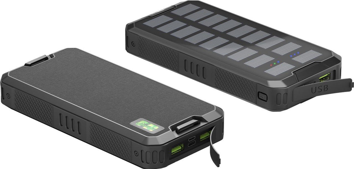 Goobay Outdoor Powerbank 20.000 mAh – solarno punjenje, USB-C PD i Quick Charge 3.0