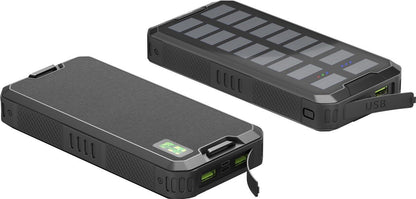 Goobay Outdoor Powerbank 20.000 mAh – solarno punjenje, USB-C PD i Quick Charge 3.0