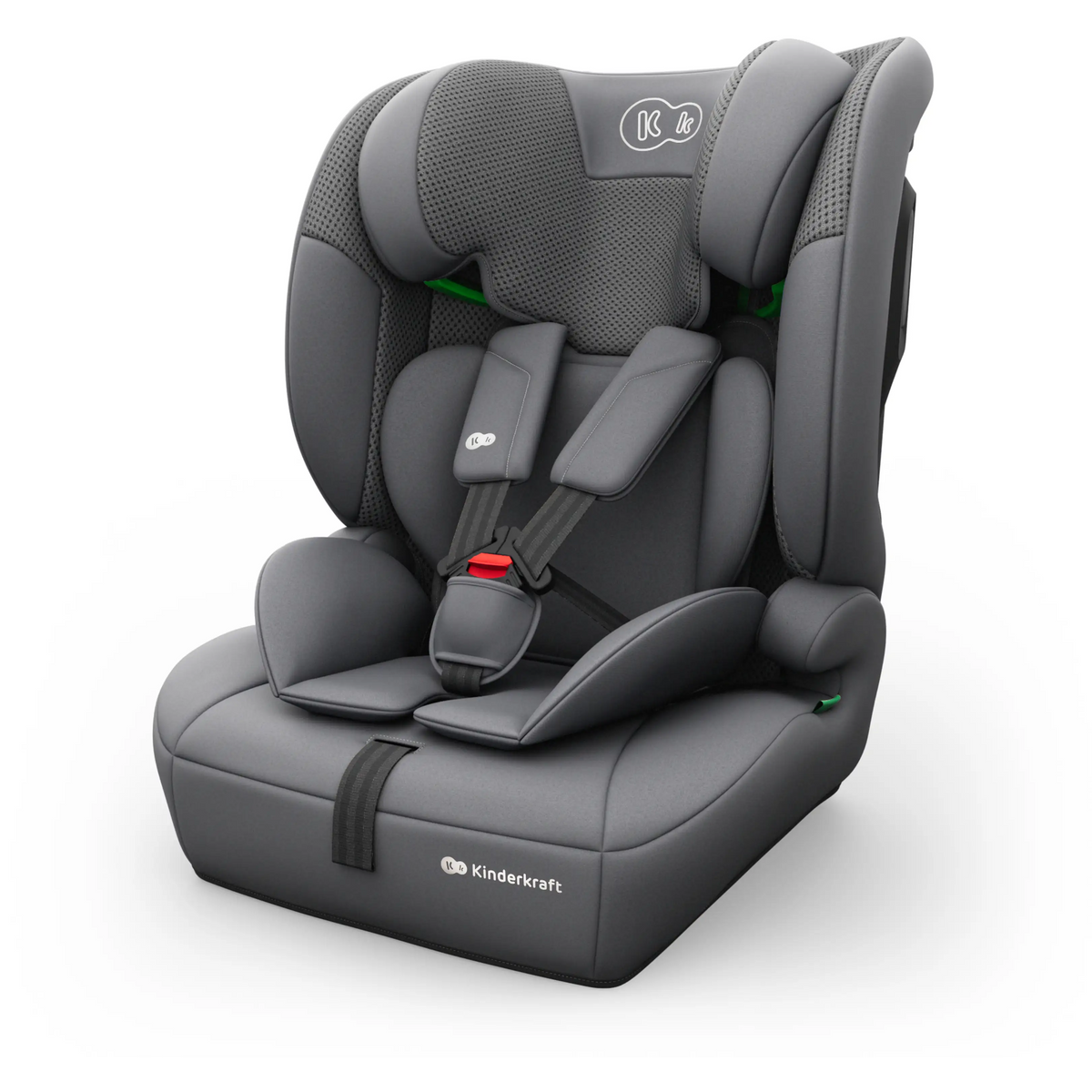 Kinderkraft COMFORT UP 2 PLUS i-Size – dječije autosjedalo 76–150 cm, sivo
