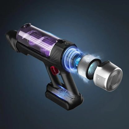 Rowenta X-Force Flex 9.60 – bežični štapni i ručni usisivač, crno-ljubičasti