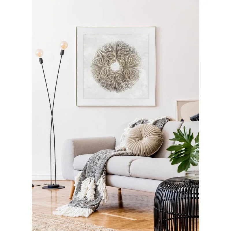 Golden Chic Abstraction No.1 – elegantna apstraktna slika sa zlatnim detaljima