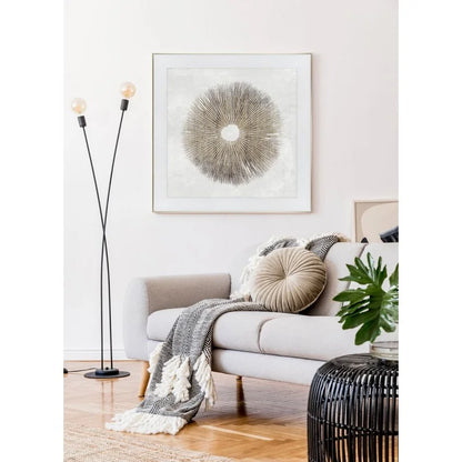 Golden Chic Abstraction No.1 – elegantna apstraktna slika sa zlatnim detaljima