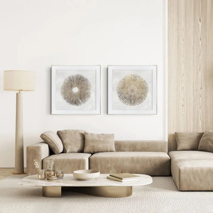 Golden Chic Abstraction No.1 – elegantna apstraktna slika sa zlatnim detaljima