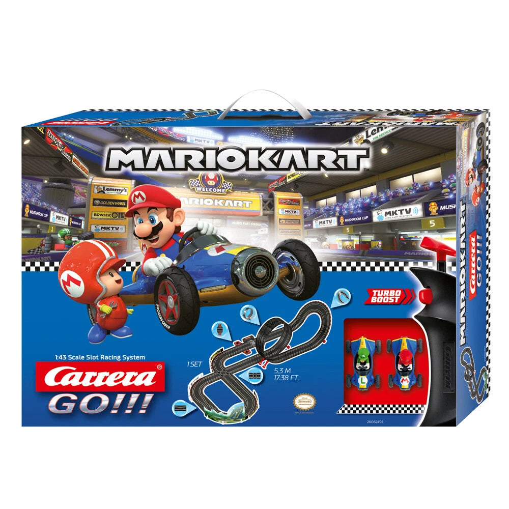 Carrera GO!!! Nintendo Mario Kart 8 – trkaća staza sa automobilima, 5,3 m