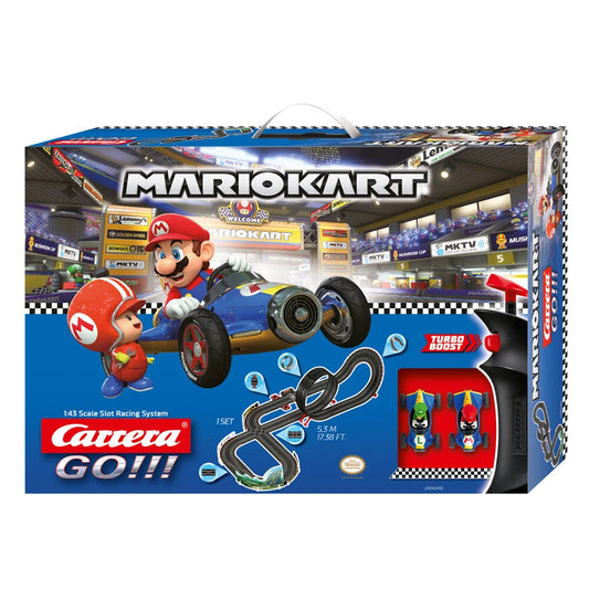 Carrera GO!!! Nintendo Mario Kart 8 – trkaća staza sa automobilima, 5,3 m